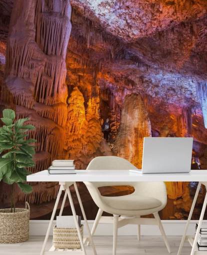 Stalactite in Cave Wallpaper
