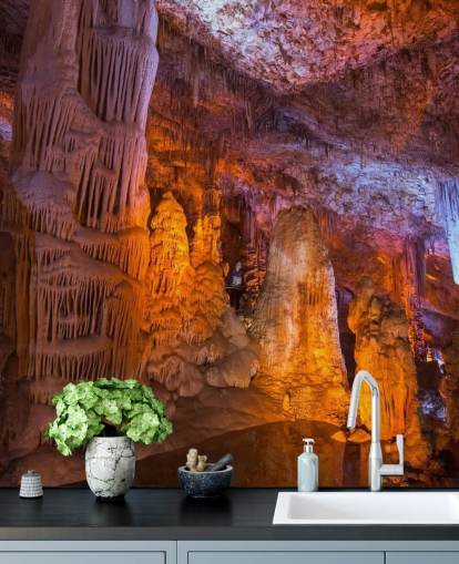 Stalactite in Cave Wallpaper Stalactite in Cave Wallpaper