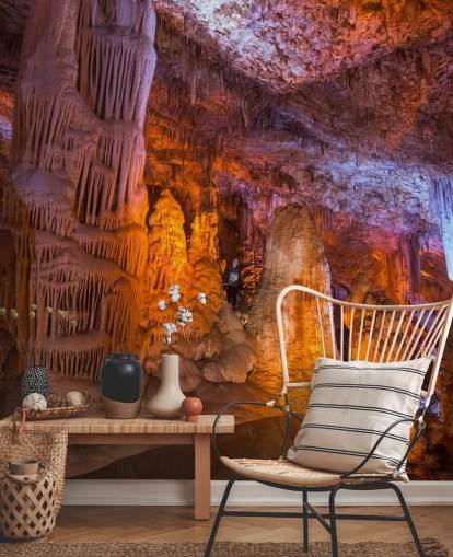 Fondo de pantalla de estalactita en cueva