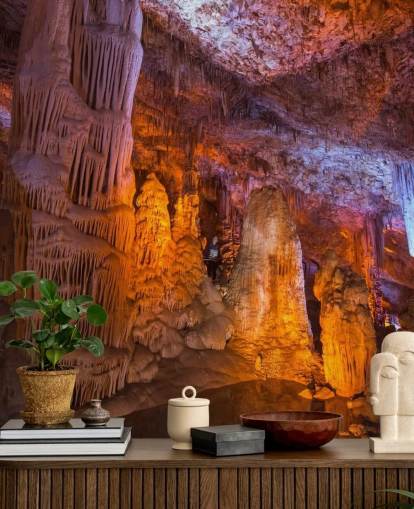 Stalactite in Cave Wallpaper