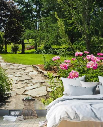 Rose Garden Muurschildering Rose Garden Muurschildering