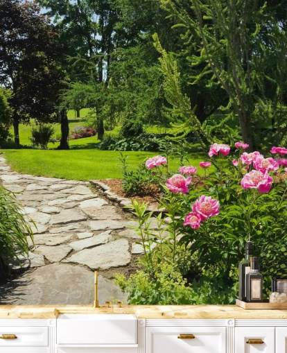 Rose Garden Muurschildering Rose Garden Muurschildering