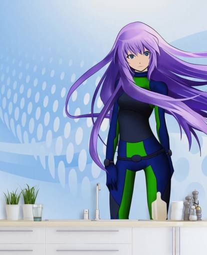 fondo de pantalla de pelo púrpura chica anime fondo de pantalla de pelo púrpura chica anime