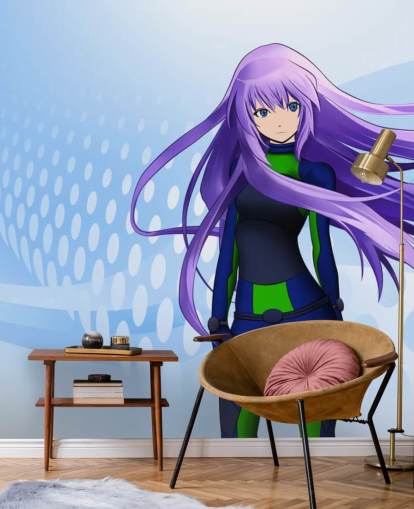 fondo de pantalla de pelo púrpura chica anime fondo de pantalla de pelo púrpura chica anime