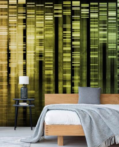 Colourful DNA Abstract Wallpaper