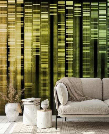 Carta da parati astratta DNA colorato