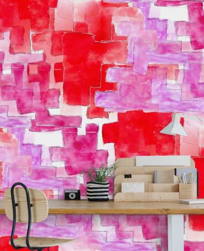 Blå och rosa abstrakt Bakgrund Blå och rosa abstrakt Bakgrund