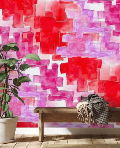 Blå och rosa abstrakt Bakgrund Blå och rosa abstrakt Bakgrund