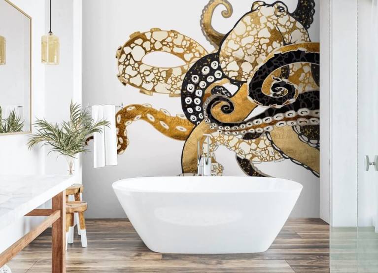 Share more than 52 bathroom mural wallpaper best in.cdgdbentre