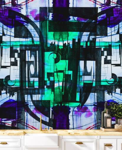 Green and Purple Abstract wallpaper Green and Purple Abstract wallpaper