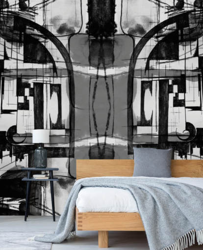 Black and White Abstract Wallpaper