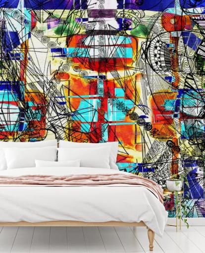 Colourful Abstract Art Wallpaper