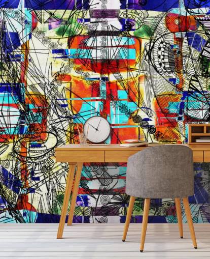 Colourful Abstract Art Wallpaper