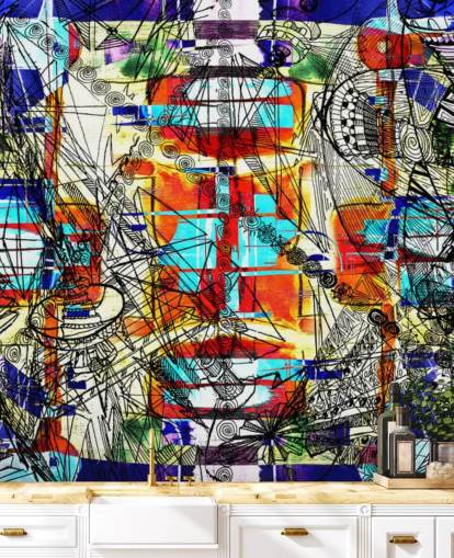 Colourful Abstract Art Wallpaper