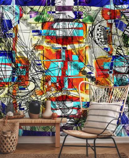 Colourful Abstract Art Wallpaper Colourful Abstract Art Wallpaper