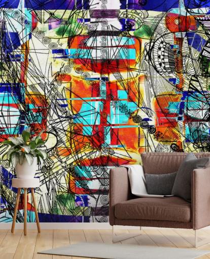 Colourful Abstract Art Wallpaper