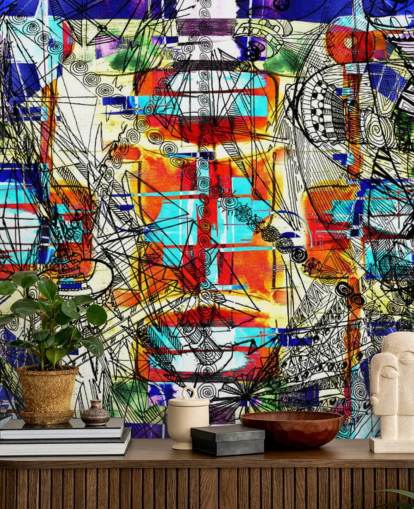 Colourful Abstract Art Wallpaper