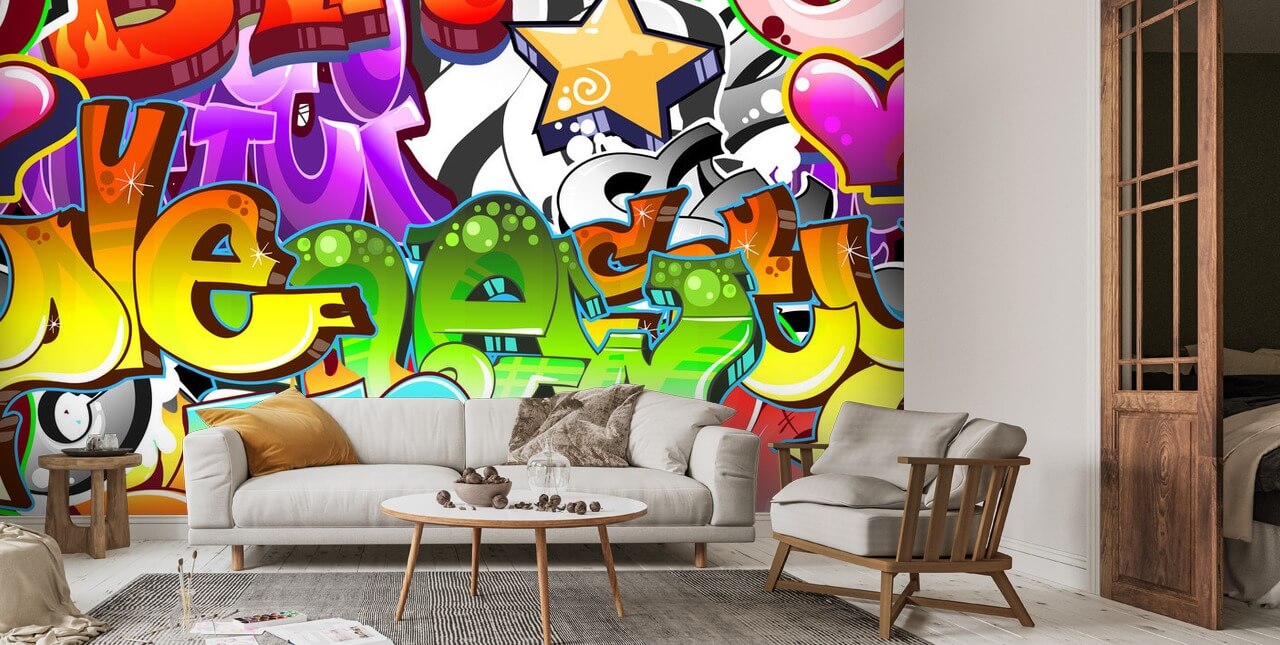 Graffiti Wall Art Wallpaper