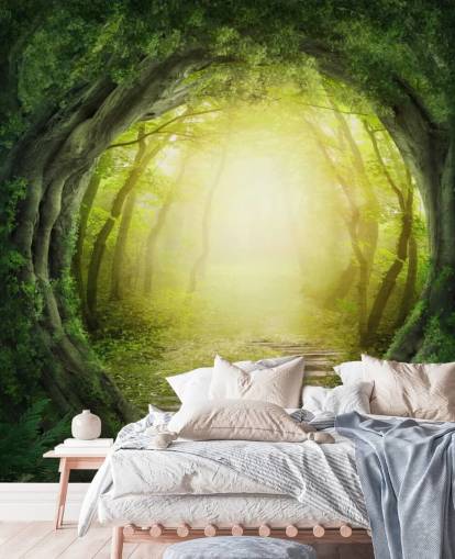 Papier peint Forest Tunnel Papier peint Forest Tunnel