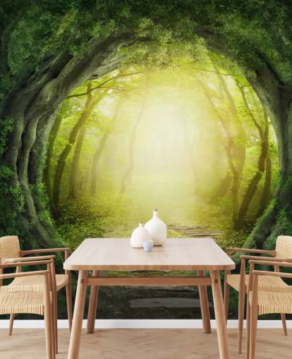 Forest Tunnel Wallpaper