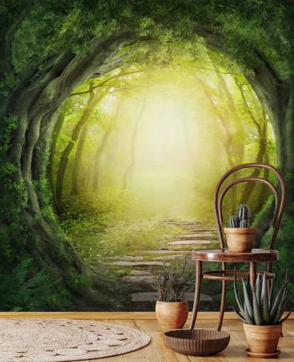 Papier peint Forest Tunnel