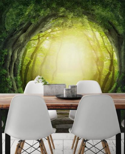 Forest Tunnel Behang