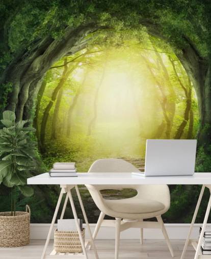 Papier peint Forest Tunnel Papier peint Forest Tunnel
