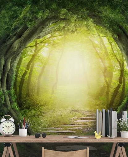 Forest Tunnel Wallpaper Forest Tunnel Wallpaper