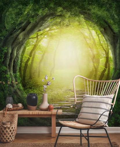 Papier peint Forest Tunnel