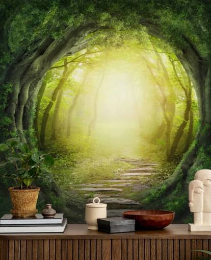Forest Tunnel Wallpaper Forest Tunnel Wallpaper