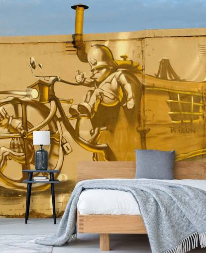 Papier peint Graffiti Prison