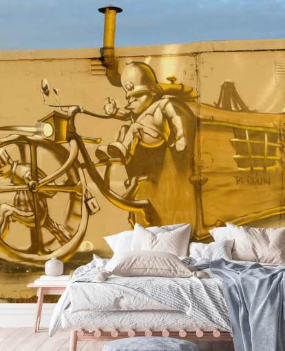 Graffiti Prison behang