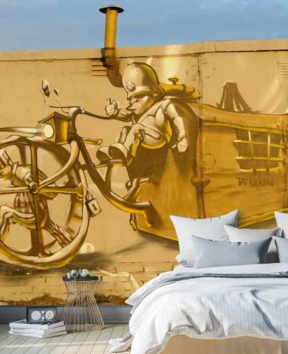 Papier peint Graffiti Prison