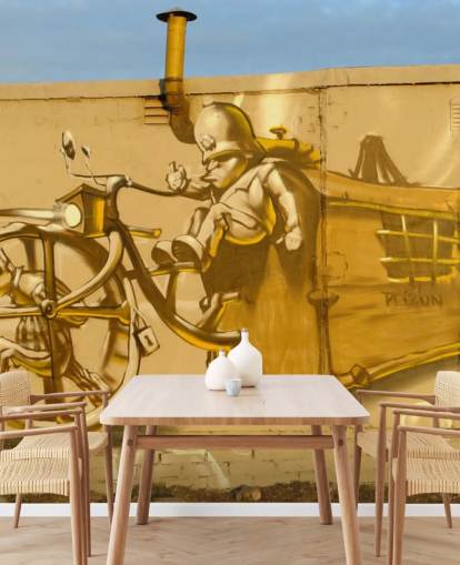 Graffiti Prison Wallpaper