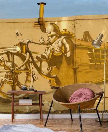 Graffiti Prison Wallpaper