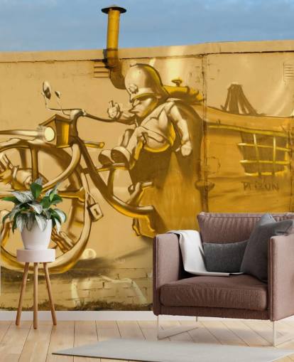 Graffiti Prison Wallpaper