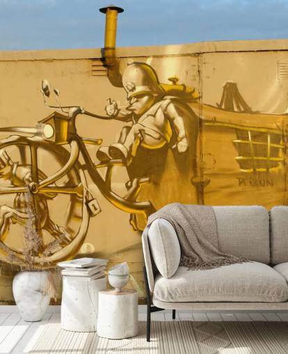 Graffiti Prison Wallpaper