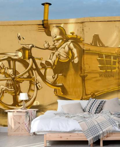 Graffiti Prison Wallpaper