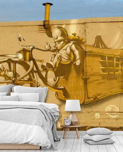 Graffiti Prison Wallpaper