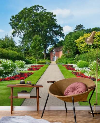 English Garden Wallpaper