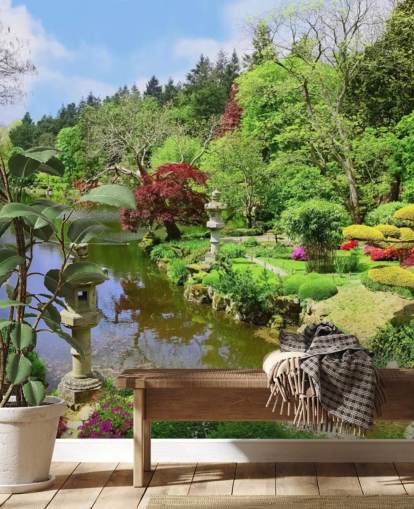 orientalischer Stil Garten Tapete orientalischer Stil Garten Tapete