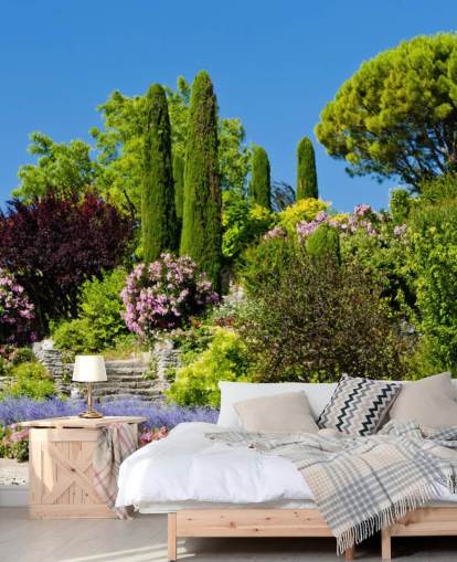 Flowery Garden Wallpaper