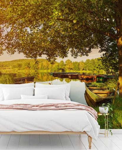 Sous les arbres Landscape Mural