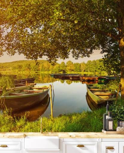 Sotto gli alberi Landscape Mural