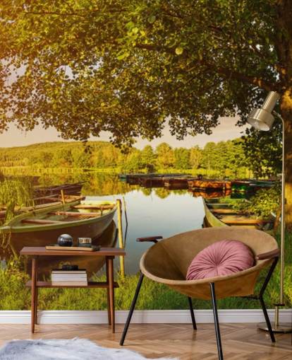 Bajo los árboles Landscape Mural