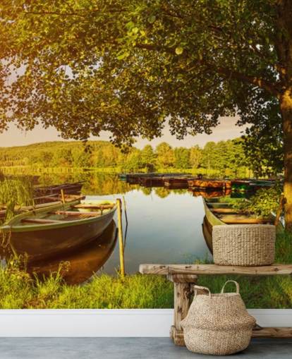 Under The Trees Landscape Mural Under The Trees Landscape Mural