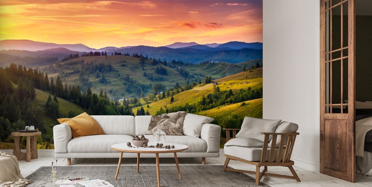 Mountain Wallpaper Mural Wallsauce UK