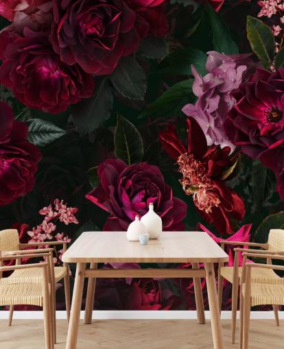 dark pink flower wallpaper