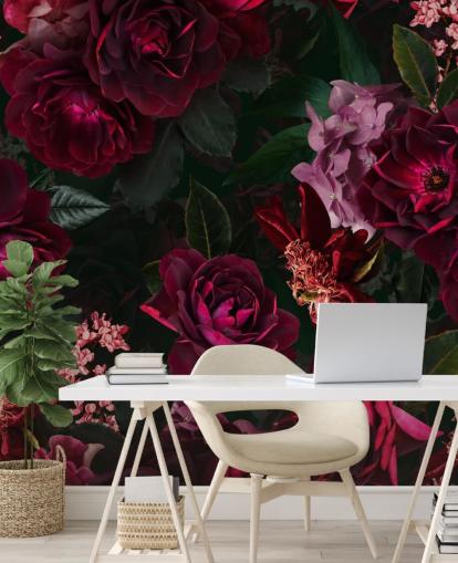 dark pink flower wallpaper dark pink flower wallpaper