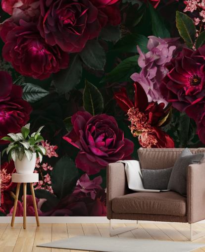 dark pink flower wallpaper